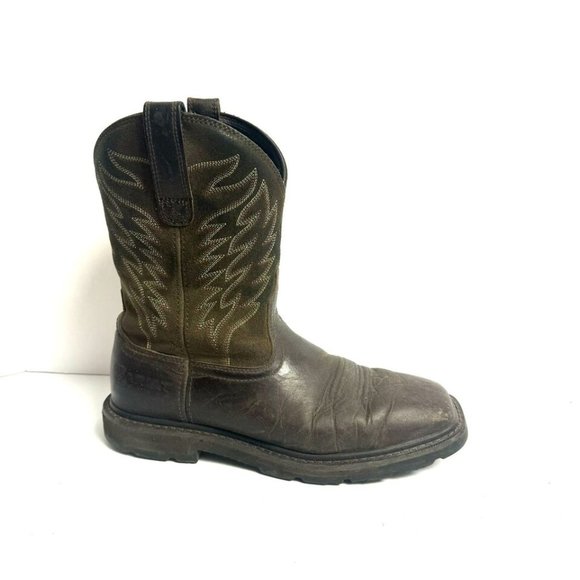Ariat Mens Groundbreaker Western Boot Brown Size 7.5 M - Picture 1 of 6